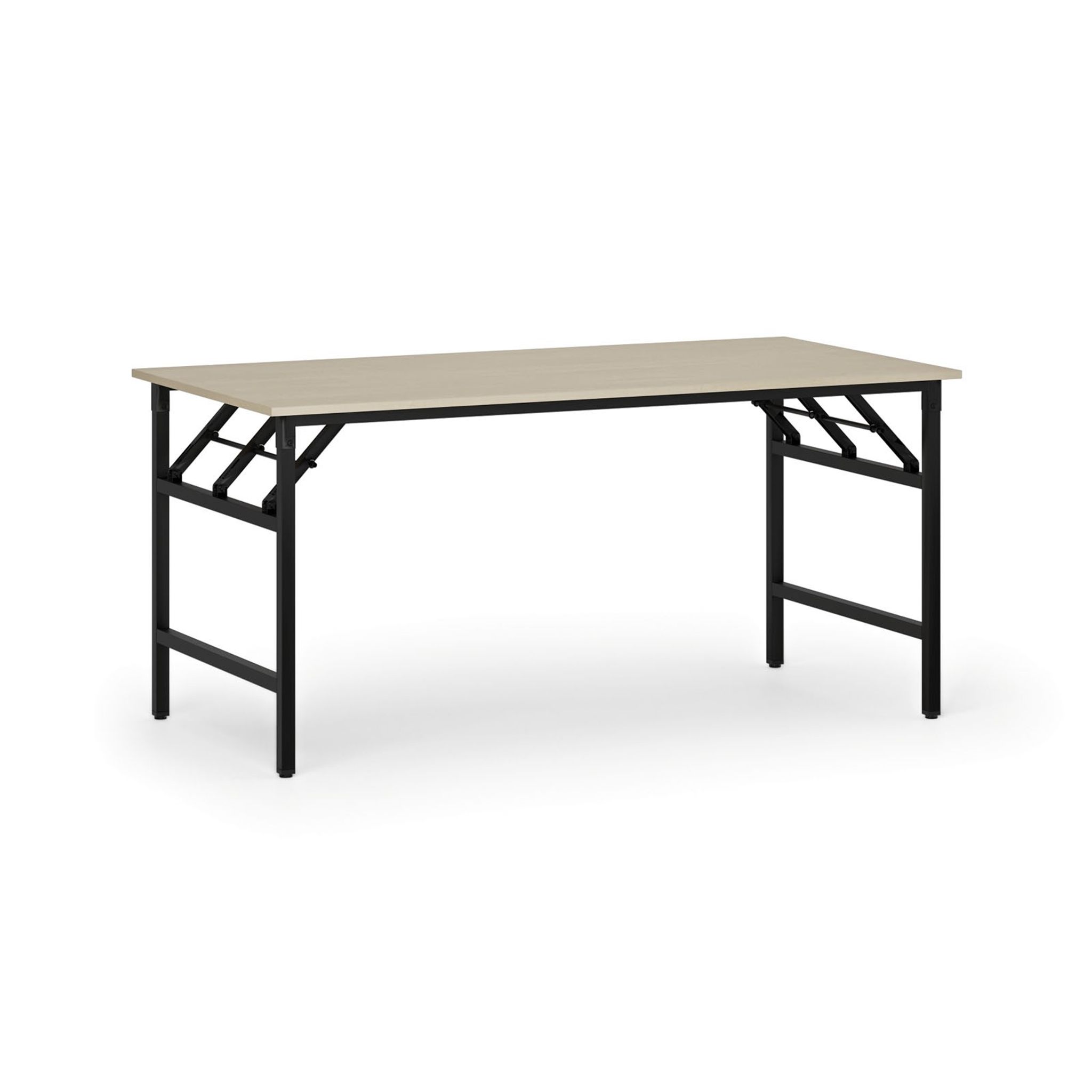 Klapptisch FAST READY, 160x80 cm, schwarzes Gestell