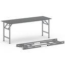 Klapptisch FAST READY, 170x50 cm, graues Gestell, Graphit