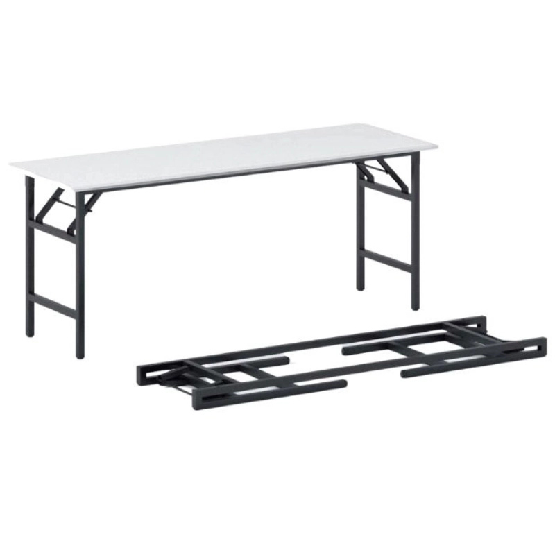 B2B Partner Klapptisch FAST READY, 170x50 cm, schwarzes Metallgestell, weiß