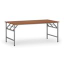 Klapptisch FAST READY, 180x90 cm, graues Gestell, Kirschbaum