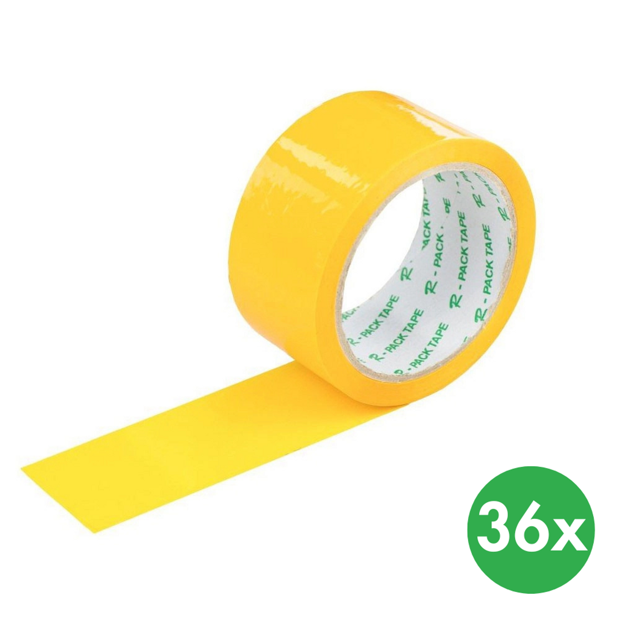 Klebeband, 50 mm x 66 m, 36 Stk., gelb