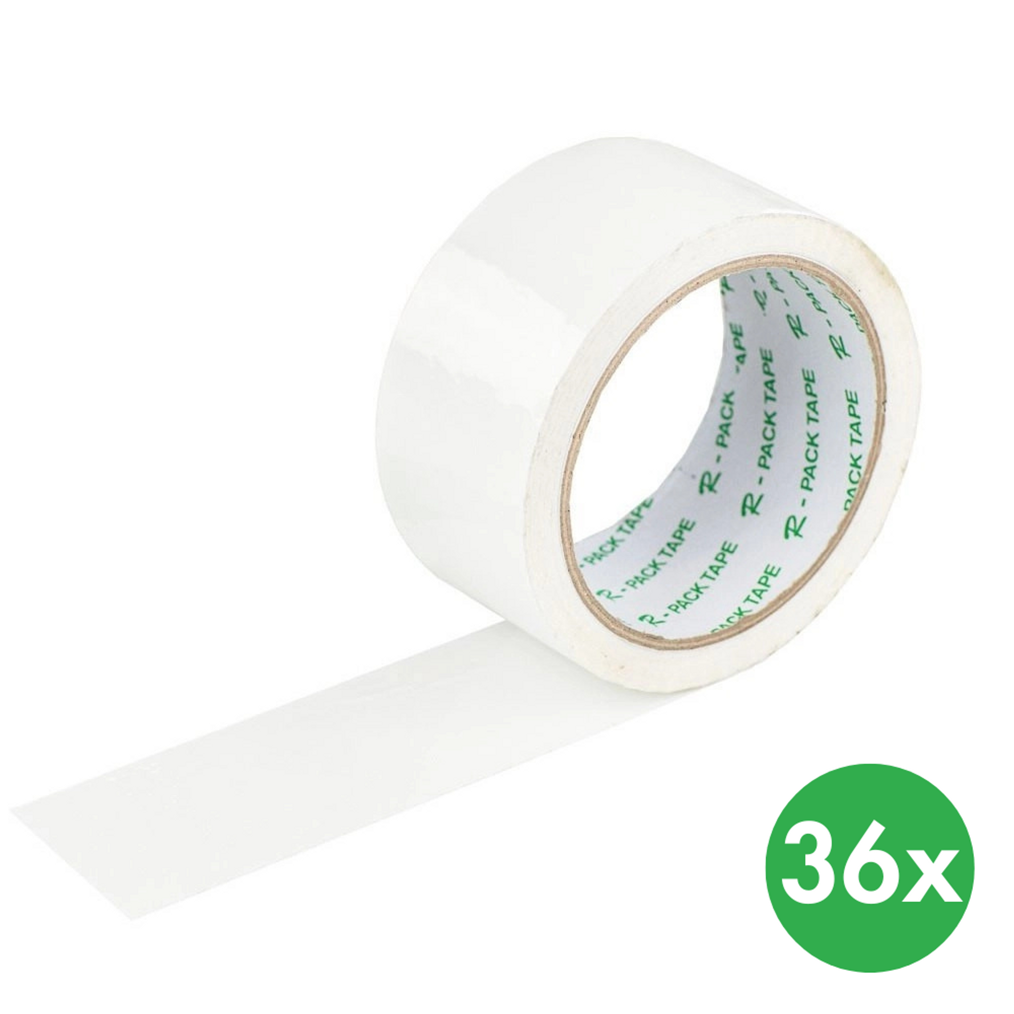 Klebeband, 50 mm x 66 m, 36 Stk., weiß