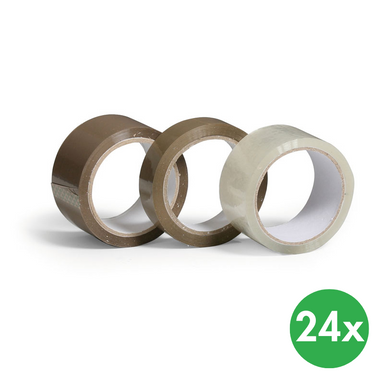 Klebeband Havanabraun, 75 mm x 66 m, 24 Stk.