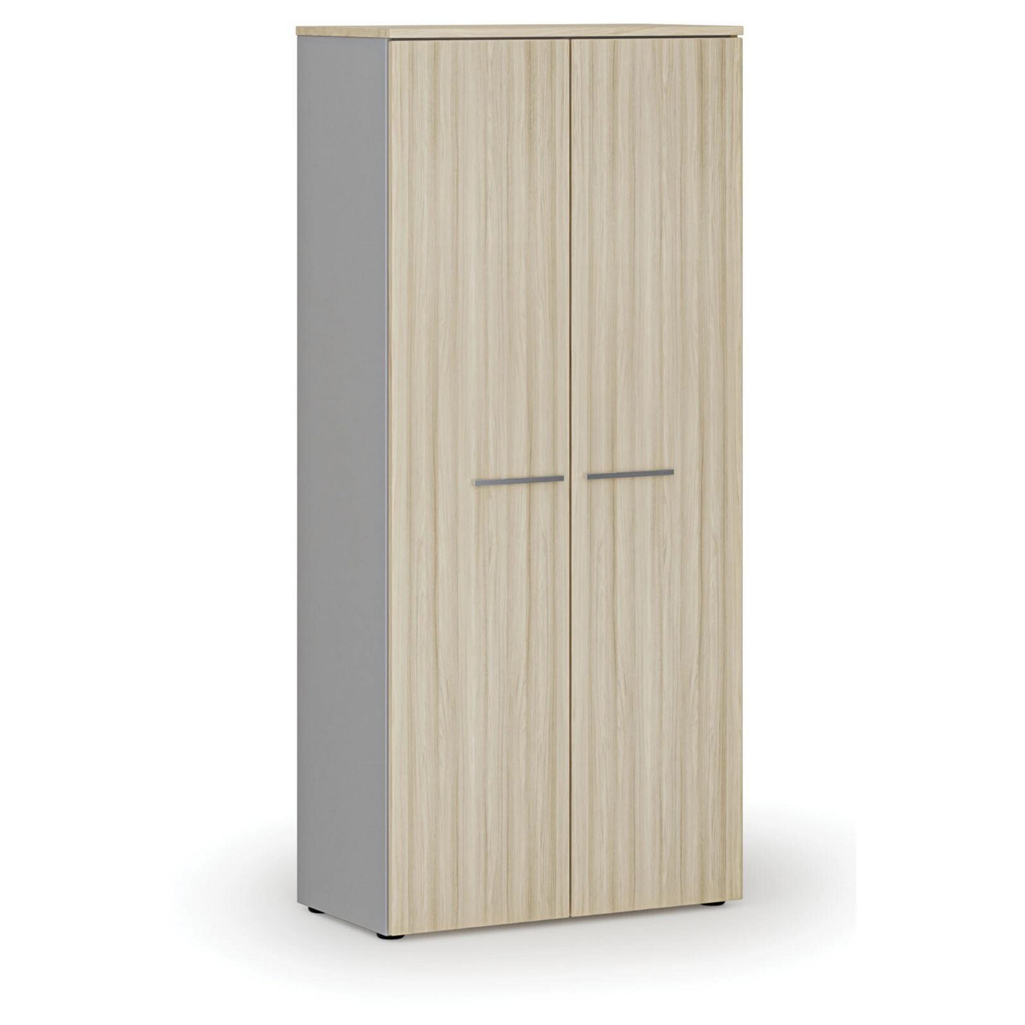 Kleiderschrank mit Auszug PRIMO GRAY, 1781 x 800 x 420 mm