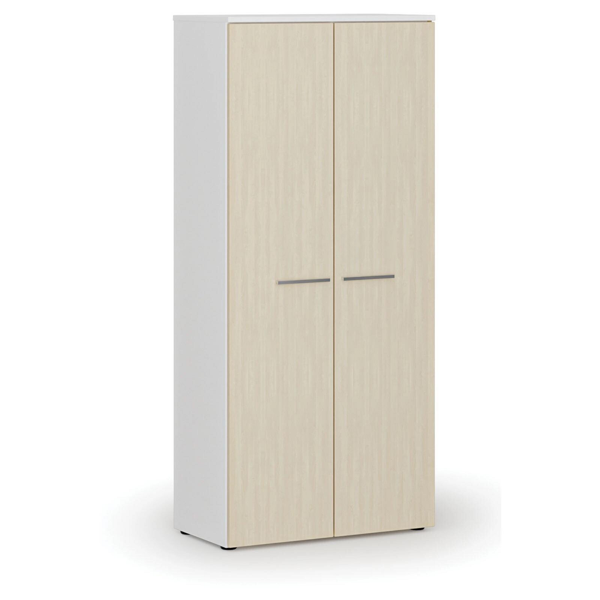 Kleiderschrank mit Auszug PRIMO WHITE, 1781 x 800 x 420 mm