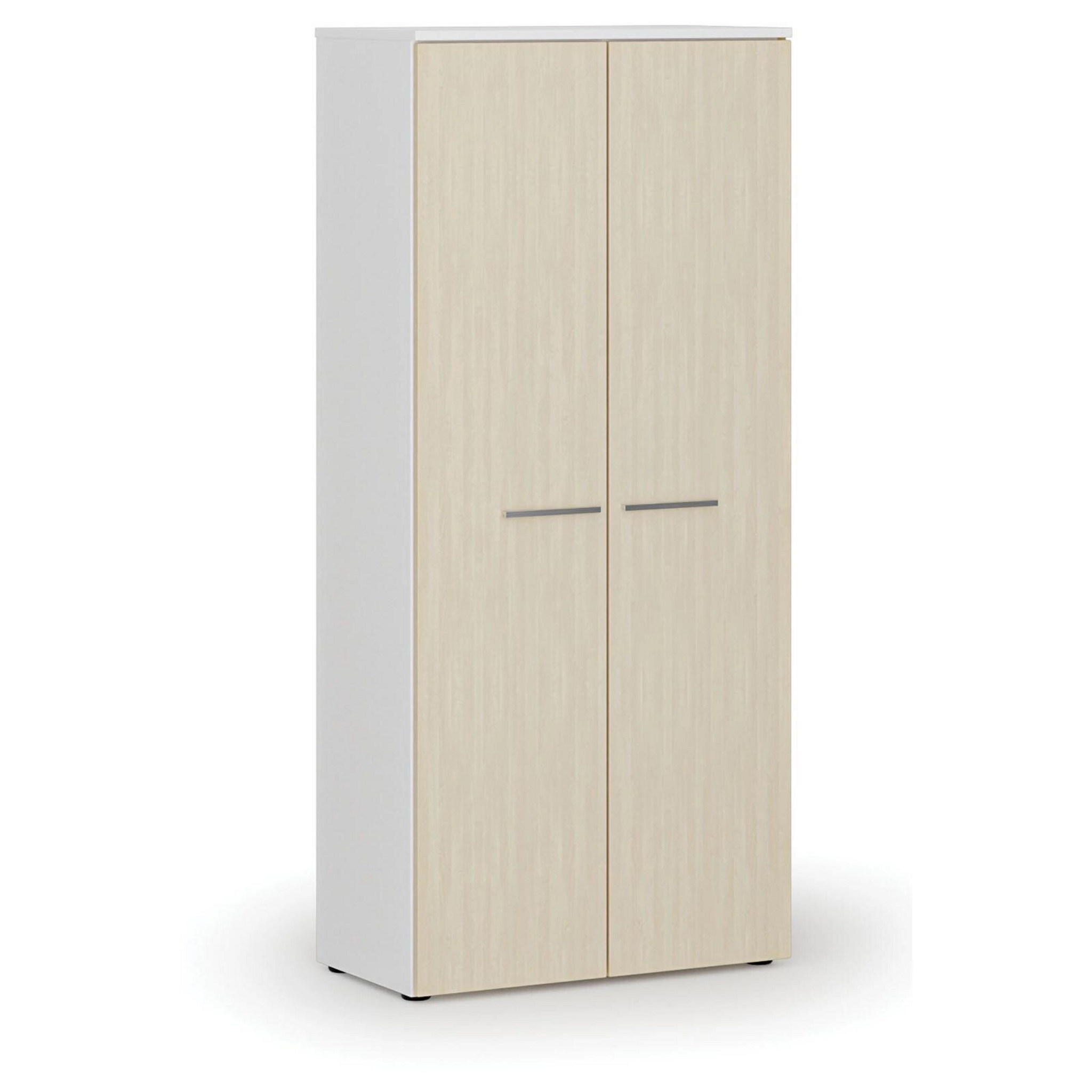 Kleiderschrank mit Auszug PRIMO WHITE, 800 x 420 x 1781 mm
