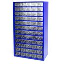 Kleinteilemagazin aus Metall, 306 x 155 x 552 mm, 60x S
