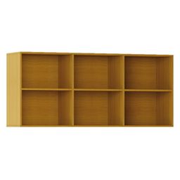 Knihovna INTEGRO policová vyšší, 835 x 1750 x 400 mm, 6 polic, třešeň