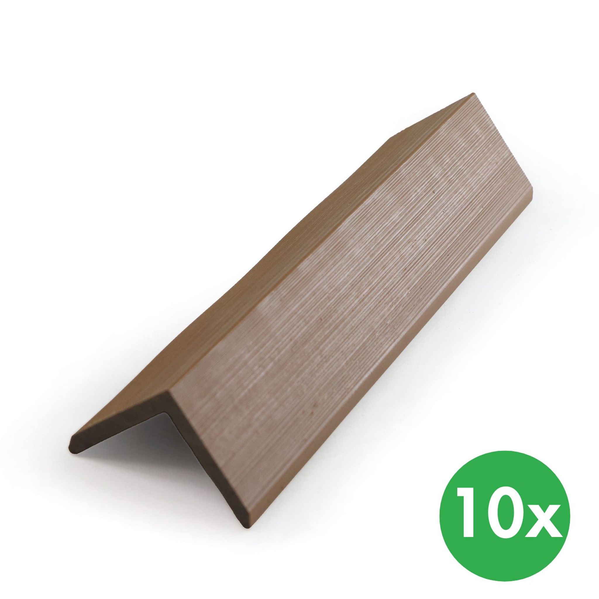 Koextrudierte Abschlussleisten für WPC-Terrassendielen, 50 × 2850 mm