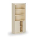 Kombi-Büroschrank ARRISTO LUX, 800 x 400 x 1836 mm, Birke
