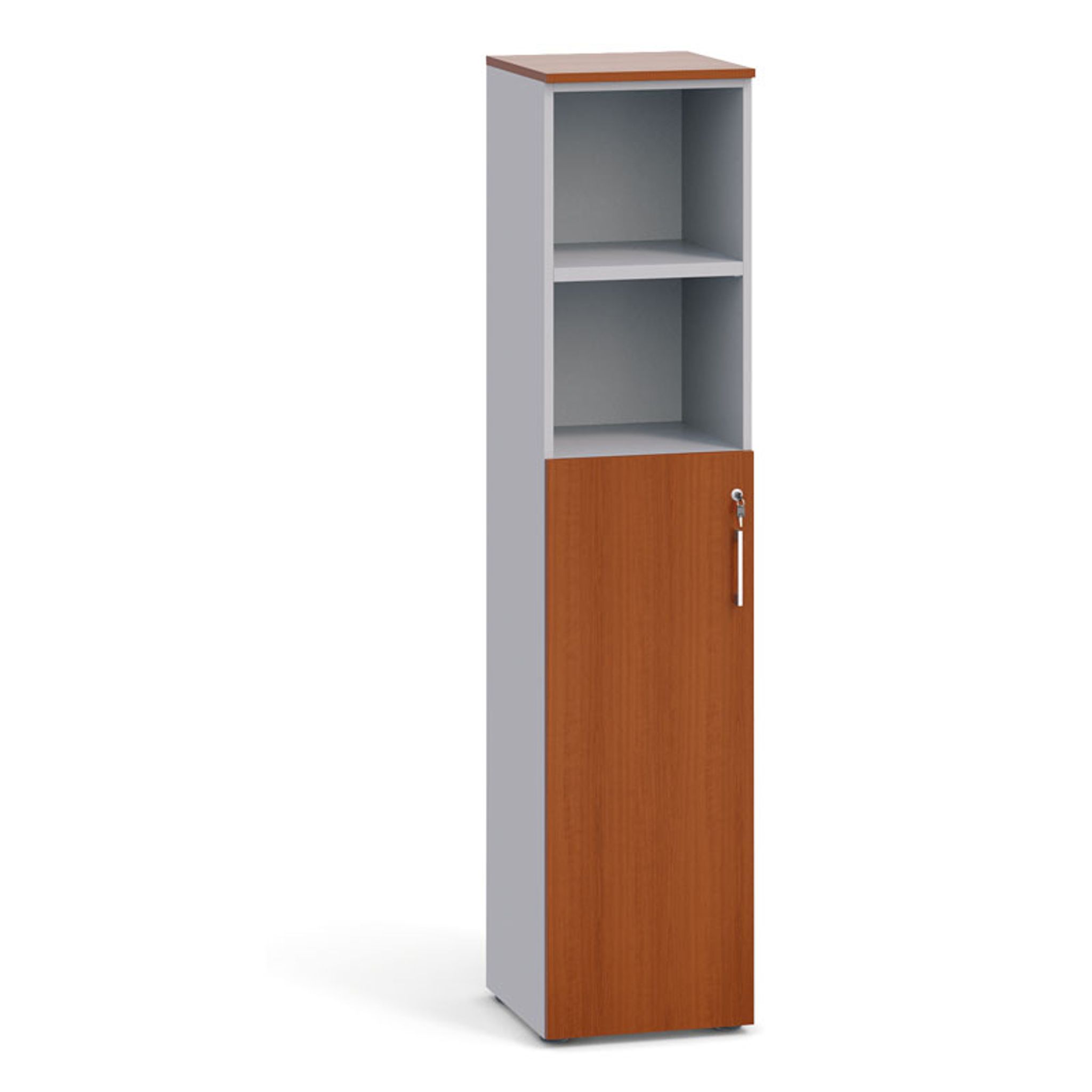 Kombi-Büroschrank PRIMO 2023, Tür für 3 Ebenen, 1781 x 400 x 420 mm