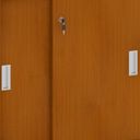 Kombinovaná kancelářská skříň MIRELLI A+, 800 x 400 x 1800 mm, třešeň