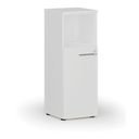 Kombinovaná kancelárska skriňa PRIMO WHITE, 400 x 420 x 1087 mm, biela