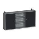 Kombinovaná závesná skrinka G1, 600 x 1200 x 200 mm, 2 dvere, perforovaná