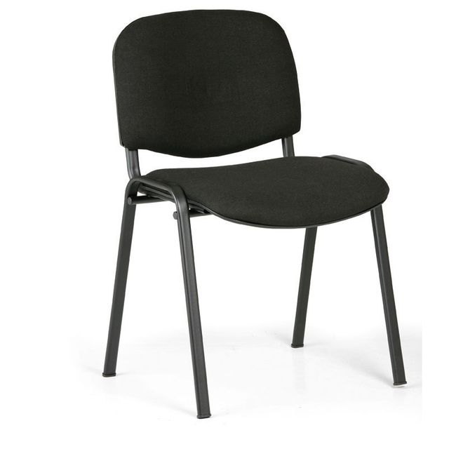 Konferenčná stolička VIVA, čierne nohy, čierna