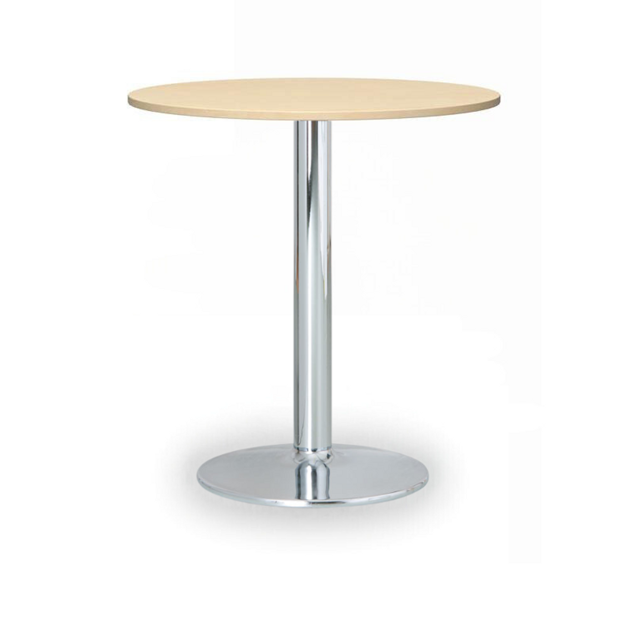 Konferenční stolek FILIP II, průměr 80 cm, chromovaná podnož