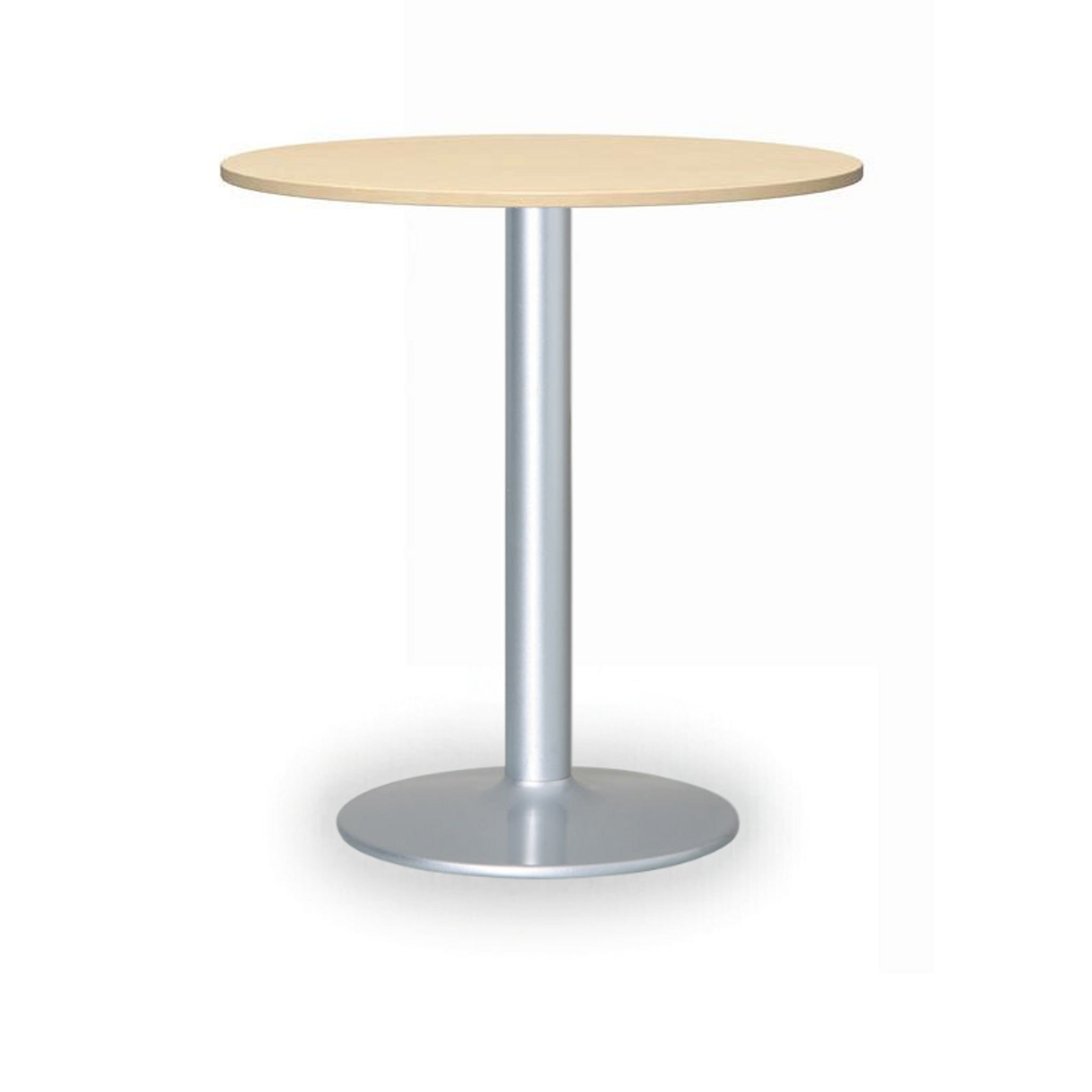 Konferenční stolek FILIP II, průměr 80 cm, šedá podnož