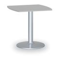 Konferenční stolek ZEUS II, 660x660 mm, šedá podnož, deska šedá