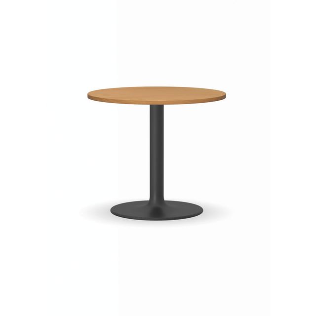 Konferenční stolek ZEUS II, průměr 600 mm, černá podnož
