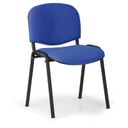 Konferenční židle VIVA, černé nohy, modrá