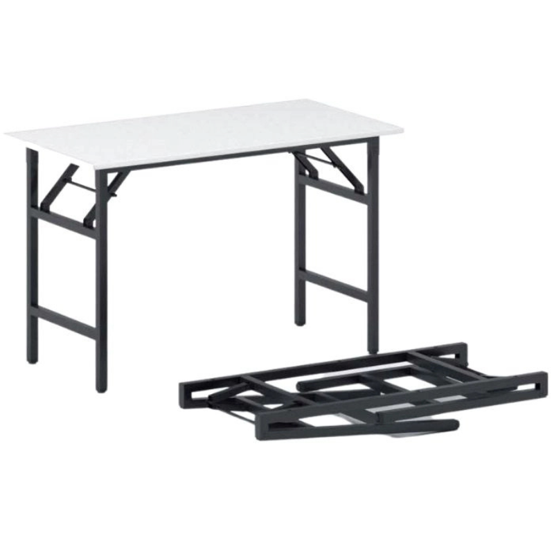 Fotografia produktu: Konferenčný stôl FAST READY, 120x60 cm, čierna podnož, biela