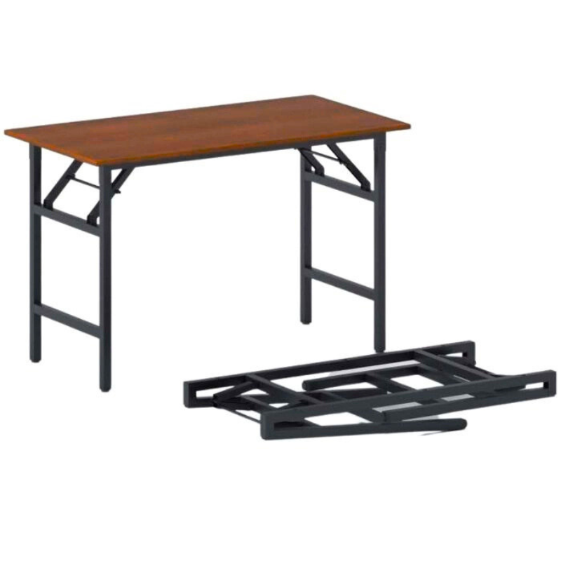 Fotografia produktu: Konferenčný stôl FAST READY, 120x60 cm, čierna podnož, čerešňa