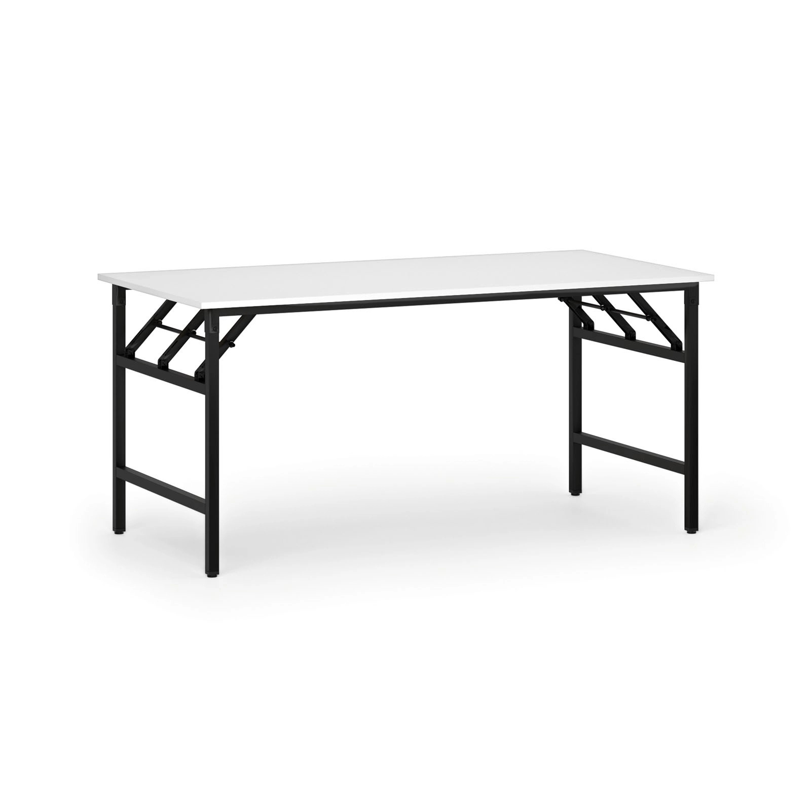 Fotografia produktu: Konferenčný stôl FAST READY, 160x80 cm, čierna podnož, biela