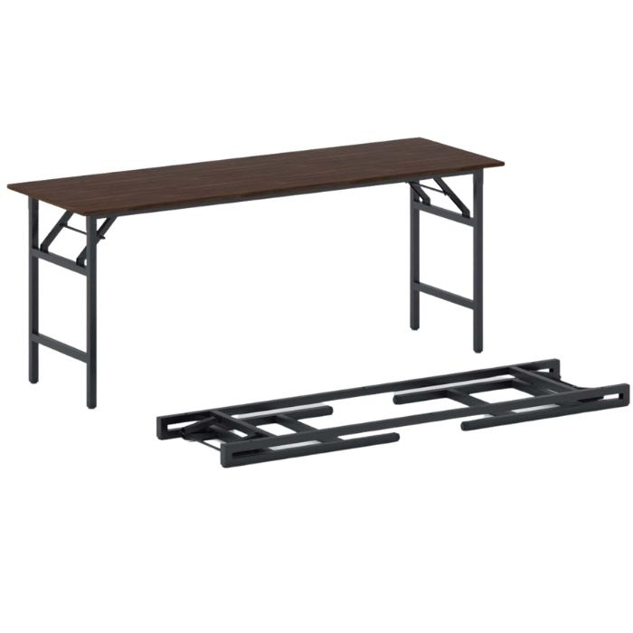 Fotografia produktu: Konferenčný stôl FAST READY, 170x50 cm, čierna podnož, orech