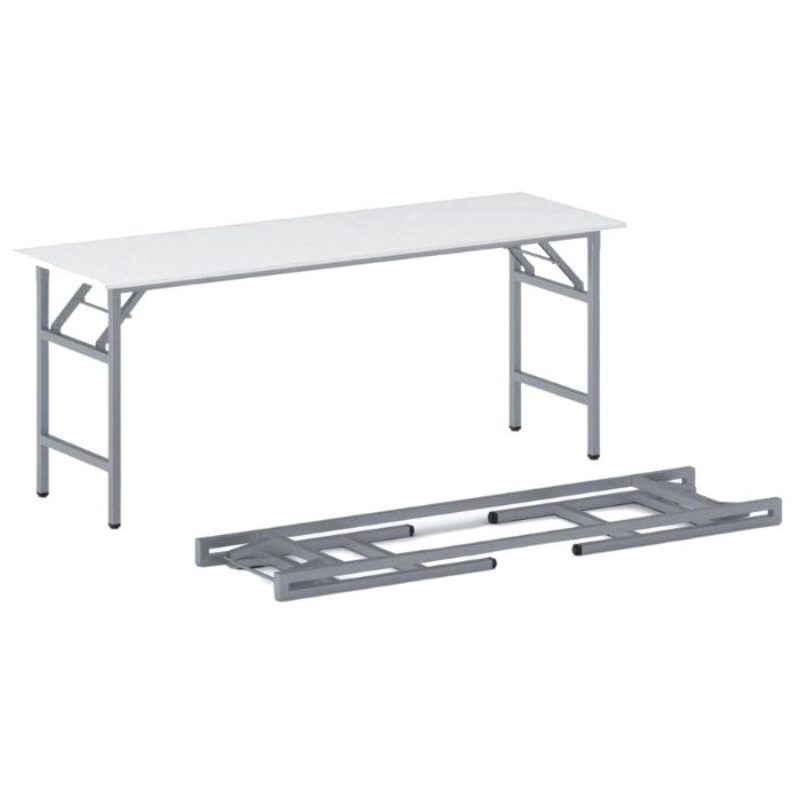 Fotografia produktu: Konferenčný stôl FAST READY, 170x50 cm, sivostrieborná podnož, biela