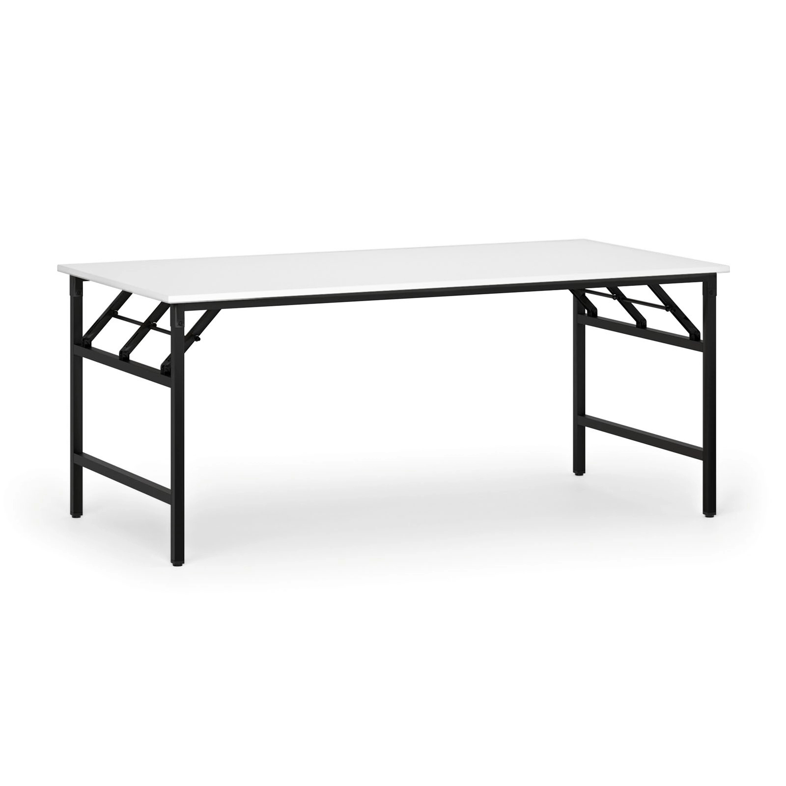 Fotografia produktu: Konferenčný stôl FAST READY, 180x90 cm, čierna podnož, biela