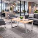 Konferenčný stôl VECTOR, 100x68 cm, buk