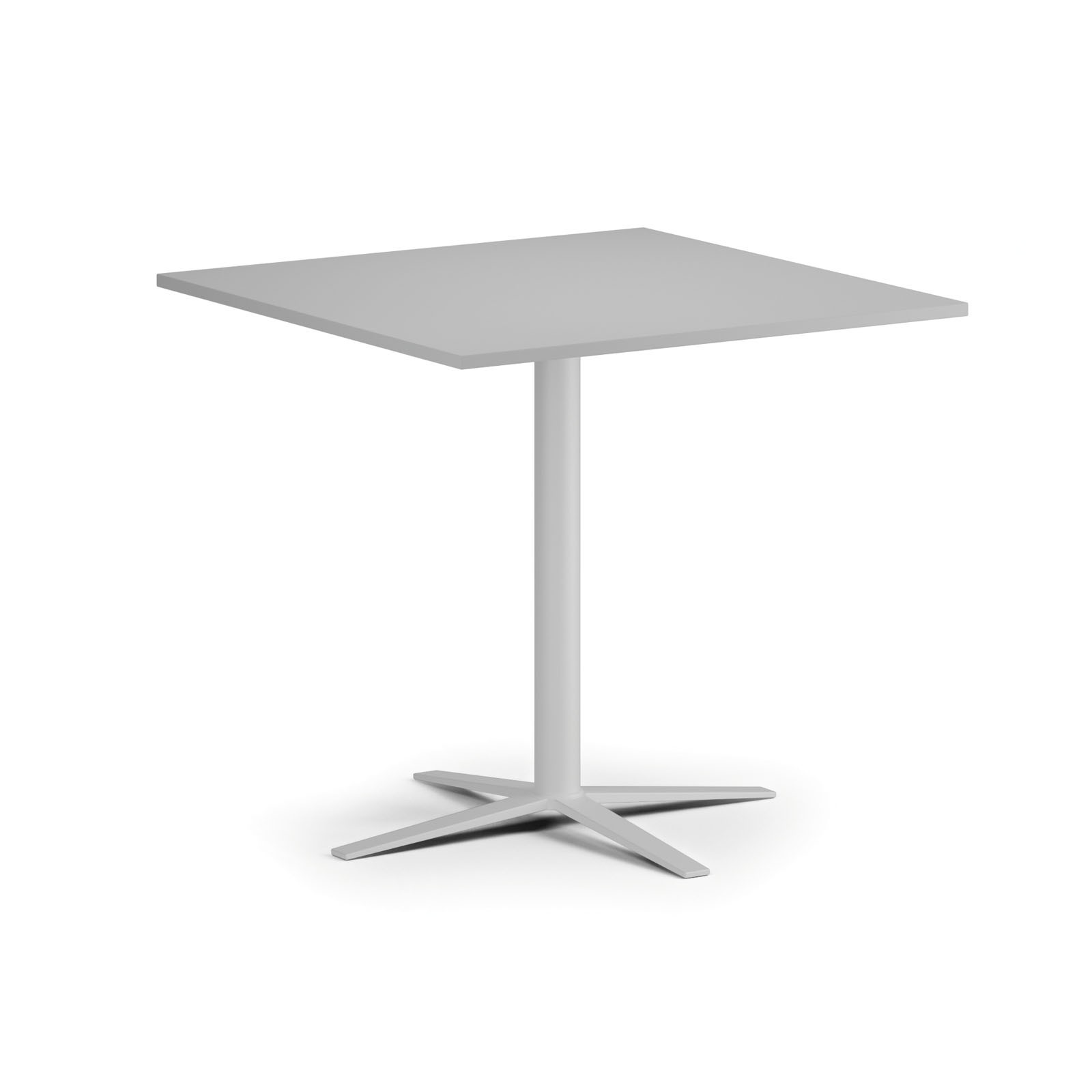 Fotografia produktu: Konferenčný stolík AURA, 60x60 cm, biela podnož, sivá