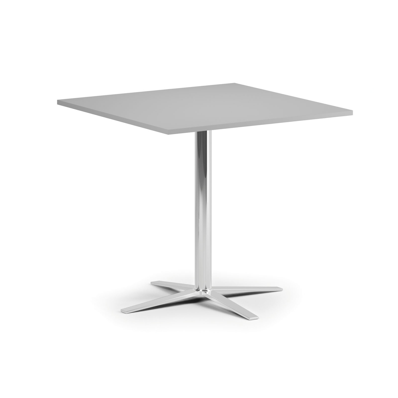 Fotografia produktu: Konferenčný stolík AURA, 60x60 cm, chróm podnož, sivá