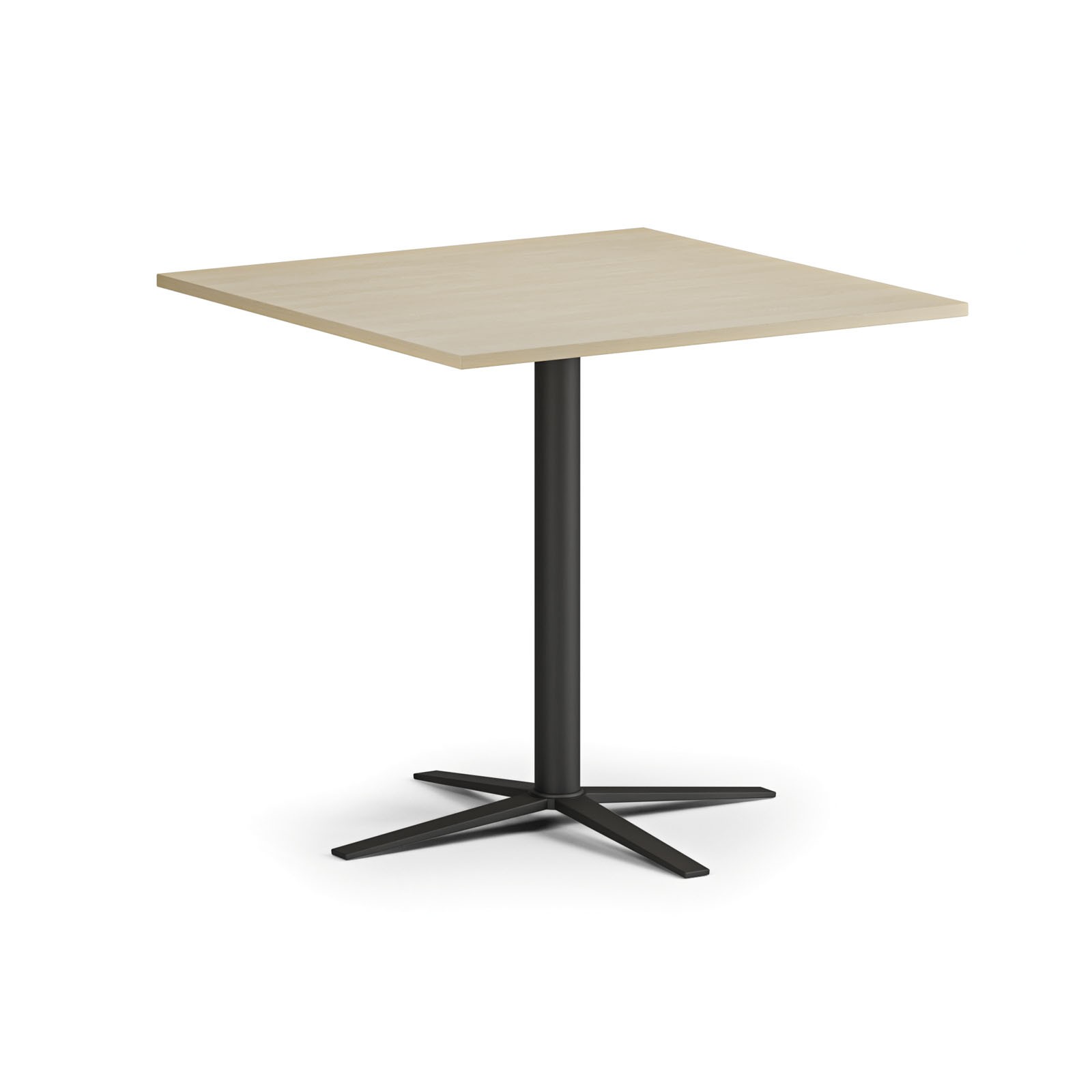 Fotografia produktu: Konferenčný stolík AURA, 60x60 cm, čierna podnož, breza