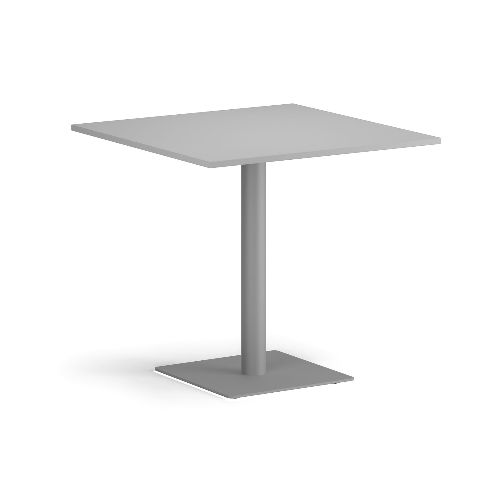 Fotografia produktu: Konferenčný stolík ENZO, 80x80 cm, sivostrieborná podnož, sivá