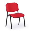 Konferenzstühle VIVA PLUS 3+1 GRATIS - schwarze Füße, rot