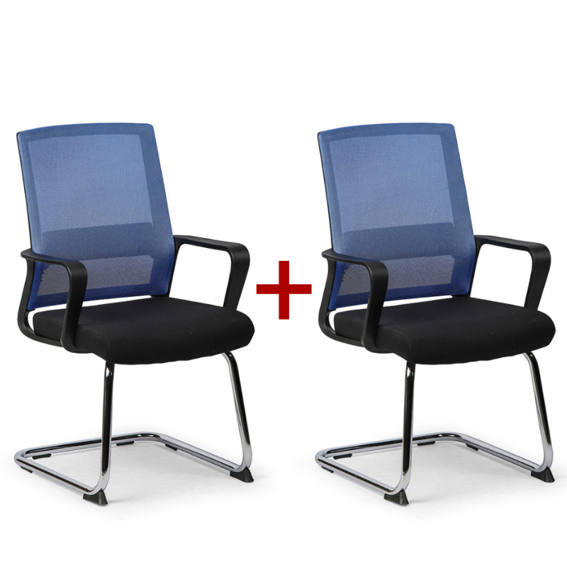 B2B Partner Konferenzstuhl LOW 1+1 ZDARMA, blau