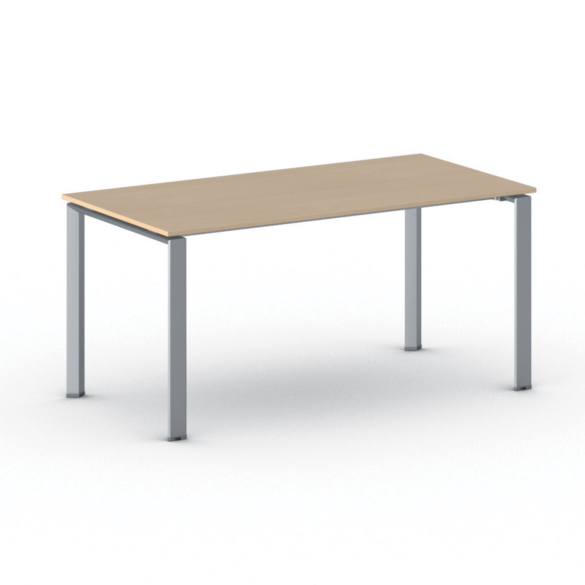Konferenztisch, Besprechungstisch INFINITY 160x80 cm, graues Fußgestell