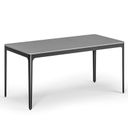 Konferenztisch, Besprechungstisch NOVA, 160 x 80 cm, abgerundete Kanten, Graphit Konferenztisch, Besprechungstisch NOVA, 160 x 80 cm, abgerundete Kanten, Graphit