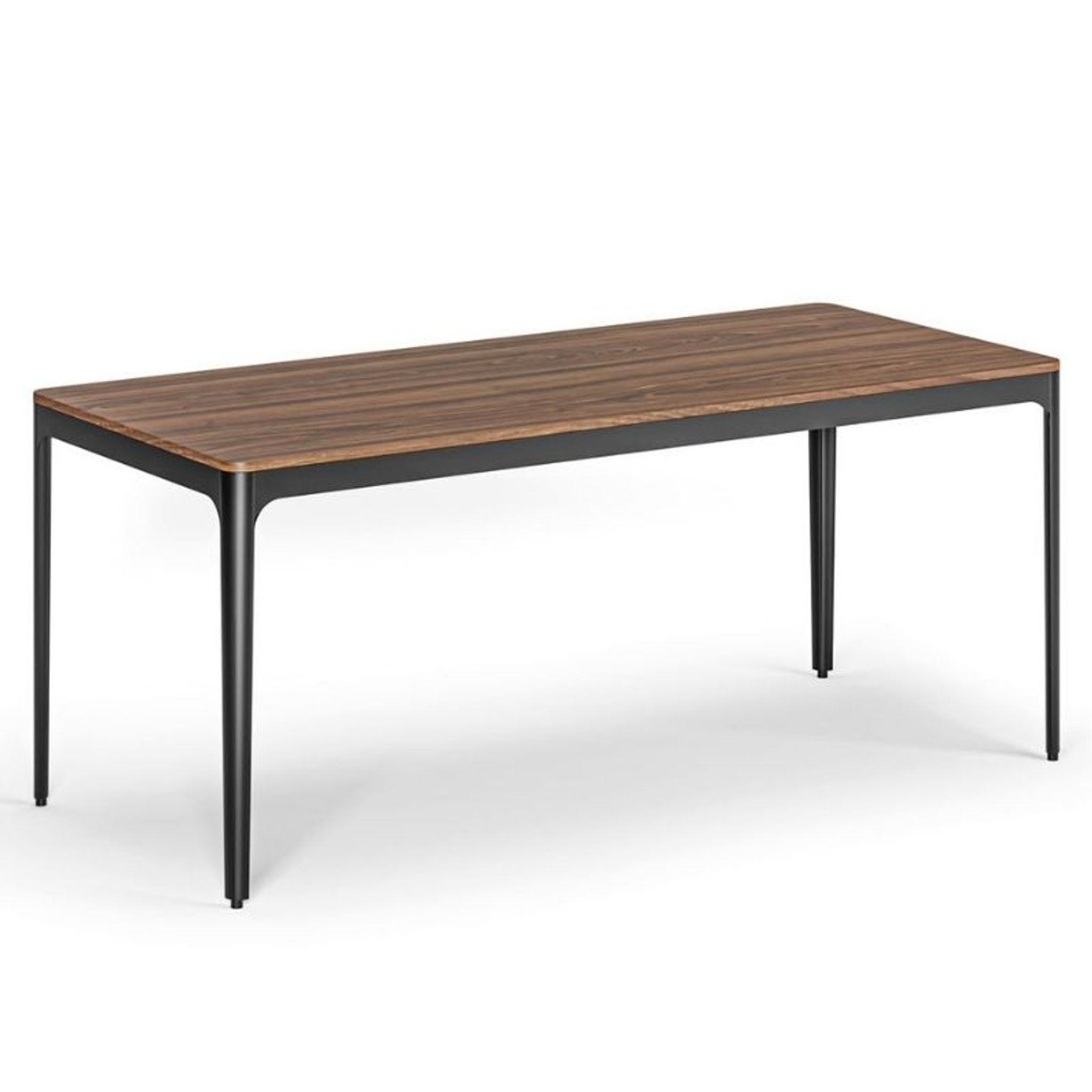 Konferenztisch, Besprechungstisch NOVA, 180 x 80 cm, abgerundete Kanten, Nussbaum Konferenztisch, Besprechungstisch NOVA, 180 x 80 cm, abgerundete Kanten, Nussbaum