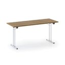 Konferenztisch klappbar FOLDING, 1800 x 800 mm, Nussbaum