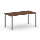 Konferenztisch PRIMO INFINITY 160x80 cm, graues Metallgestell, Kirschbaum