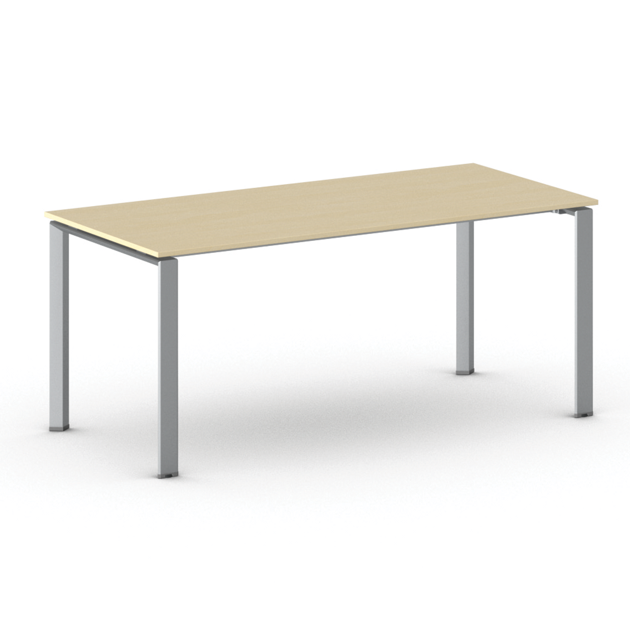 Konferenztisch PRIMO INFINITY 180x90 cm, graues Metallgestell