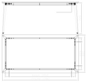 Konferenztisch PRIMO OMEGA, 1800 x 900 mm, graues Untergestell, Nussbaum