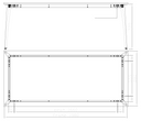 Konferenztisch PRIMO OMEGA, 200x90 cm, graues Metallgestell, Birke