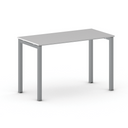 Konferenztisch PRIMO SQUARE 120x60 cm, graues Metallgestell, grau