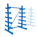 Konzolový regál, oboustranný, stromečkový, 2000 x 1380 x 1144 mm, 6 pater