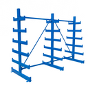 Konzolový regál, oboustranný, stromečkový, 2003 x 2708 x 1144 mm, 6 pater