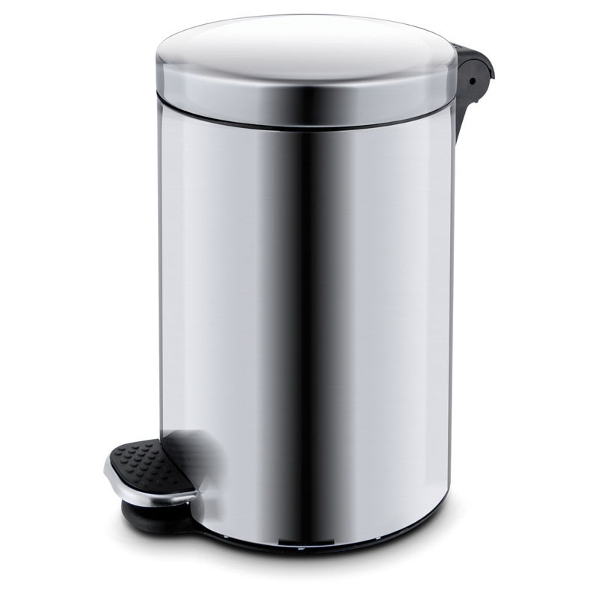 Kosz z pedałem,śmietnik, 30l, płynne zamykanie, nierdzewny matowy