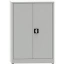 KOVONA JUMBO Werkstattregalschrank, 2 Einlegeböden, verschweißt, 800 x 600 x 1150 mm, grau